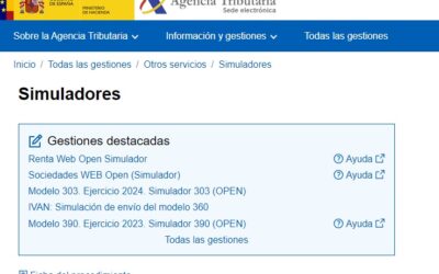 DATOS FISCALES Y SIMULADOR DEL IMPUESTO SOBRE SOCIEDADES. EJERCICIO 2023